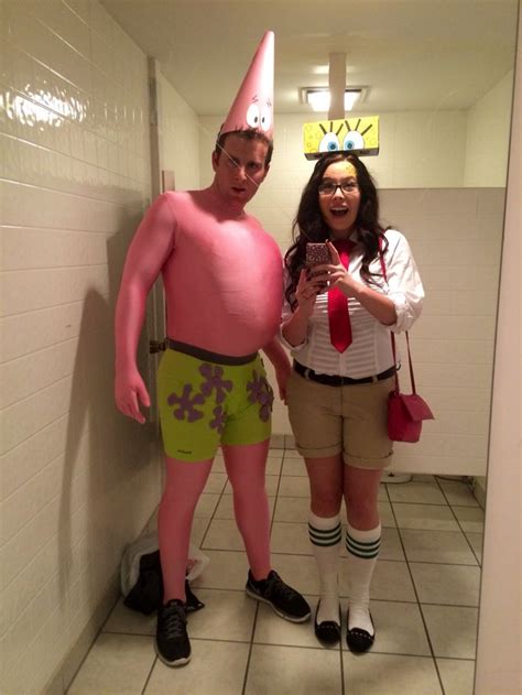 DIY Spongebob and Patrick Couples Costumes. Halloween 2014. | Spongebob ...
