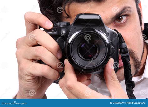 Focus of a Photographer stock image. Image of young, focus - 24522039