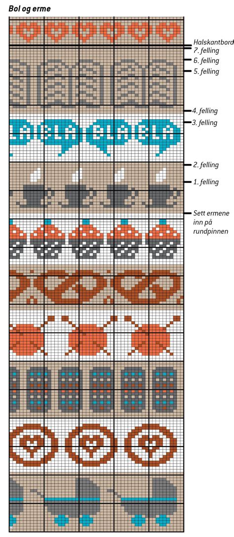 30 Marvelous Picture of Fairisle Knitting Patterns Charts . Fairisle ...