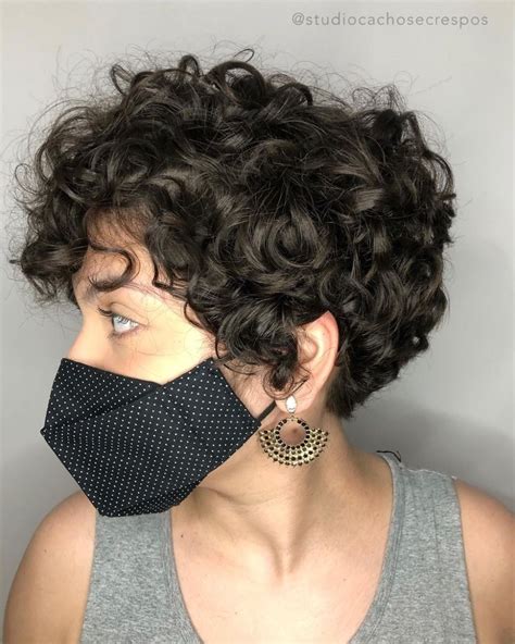 Bob Pixie Cacheado - Pixie cut cacheado ou crespo: 30 inspirações e dicas para a tendência ...