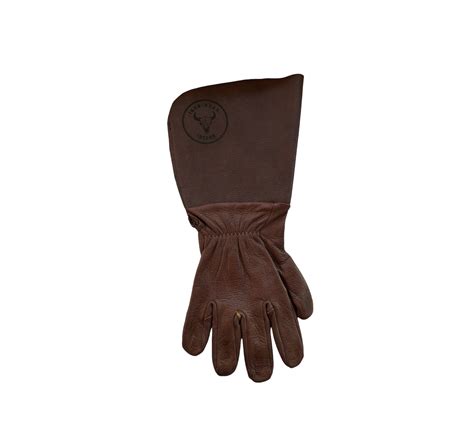 Brown Bison Leather Gauntlet – Iron Head Bison