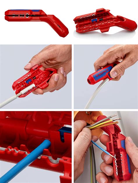 Инструменти на Knipex за премахване на изолация от електрически ...