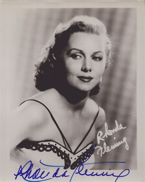 Rhonda Fleming - Autographed Signed Photograph | HistoryForSale Item 341547