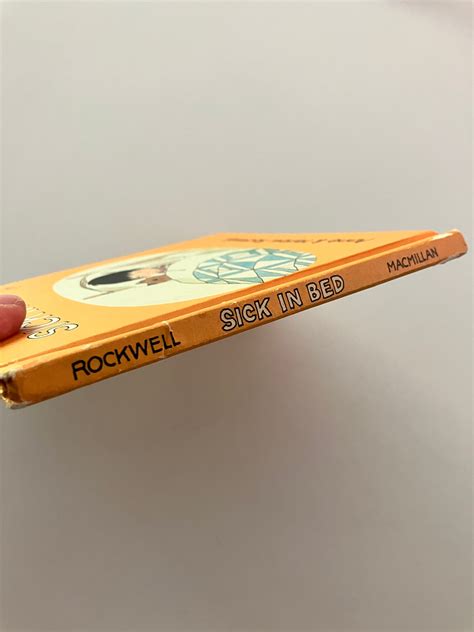 1982 Sick in Bed by Anne & Harlow Rockwell - Macmillan Publishing Co