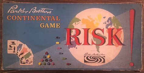 Vintage Risk Board Game Original Box Early Version 1959 Parker - Etsy