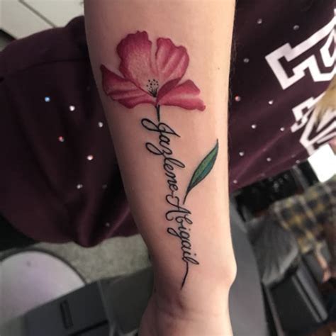 Tattoo Ideas With Flowers And Names Timeless Love And Beauty