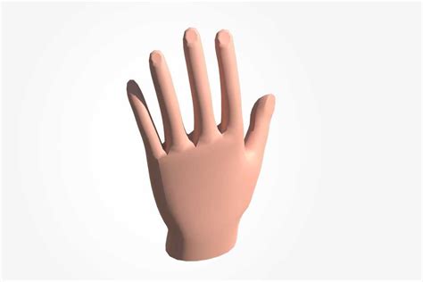 cartoonish human hand  model animatics asset store
