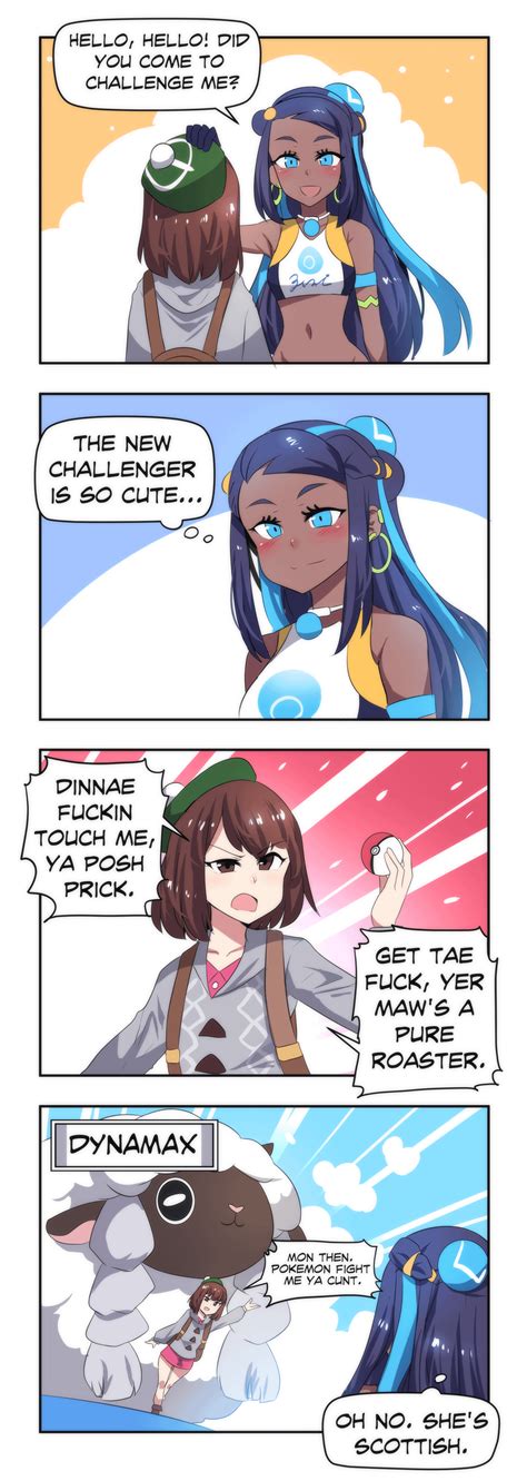 Nessa Meets the Scottish Pokemon Trainer (New Version) : r/pokemon