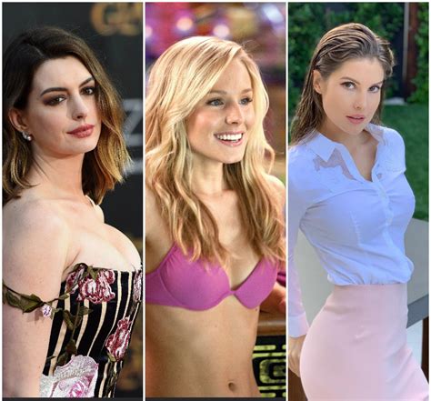 [Anne Hathaway, Kristen Bell, Amanda Cerny] 1) BDSM 2) Passionate