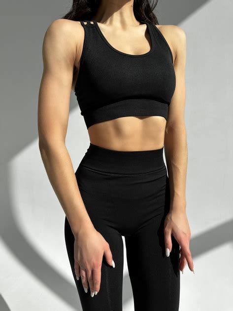 Бесшовный костюм UACTIVE для фитнеса лосины с высокой талией и Pushup и ...