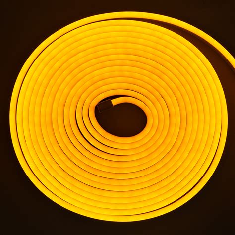 Купить Cветодиодный неон LED NEON Желтая 5M, гибкая неоновая лента на ...
