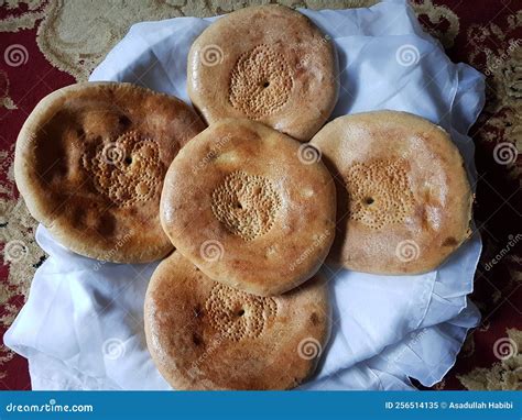 Afghani Spacial Bread Named Afghani Naan Stock Image - Image of cuisine ...