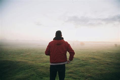 Free stock photo of adventure, fog, guy