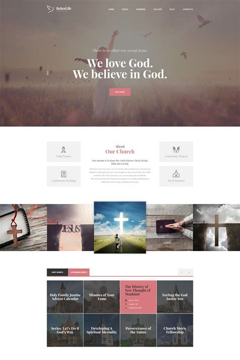 BetterLife – Church & Religious HTML template