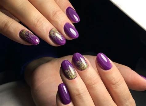 Дизайн ногтей фиолетового цвета | Manicure and pedicure, Manicure, Nails
