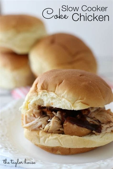 Slow Cooker Coke Chicken | The Taylor House