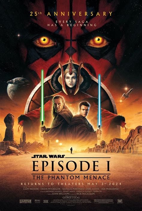 Star Wars: The Phantom Menace Returning To Cinemas For 25th Anniversary