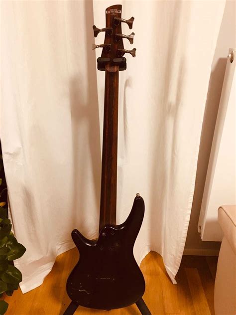 Бас гитара Ibanez SR505 цвет BM. Активная 5 струн 24 лада Корея 2005г ...