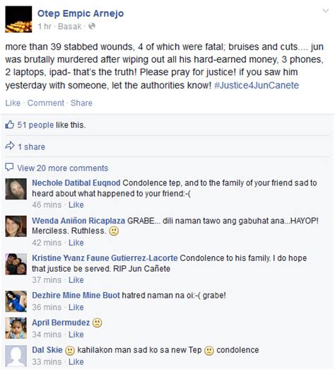 Cebu Florist Jun Cañete robbed & killed | Cebu Balloons and Party Supplies