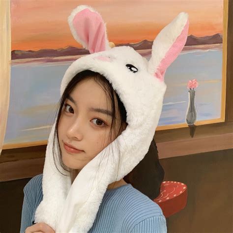 Bunny Hat Bunny Ears Headband Rabbit Hat Ear Cute Long Ears Bunny Hat ...