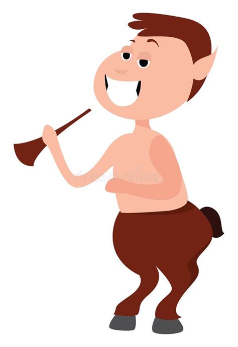 Happy Satyr, Illustration, Vector Stock Vector - Illustration of ...