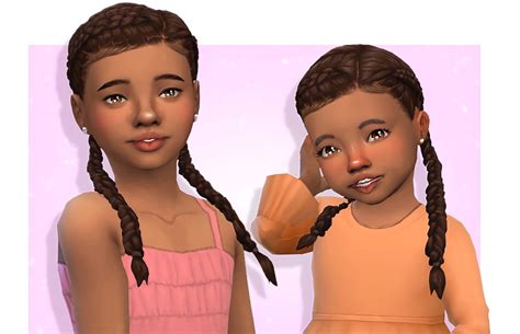 Sims 4 cc hair braids - horshots