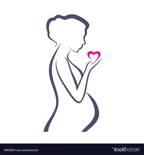 Pregnant Sketch at PaintingValley.com | Explore collection of Pregnant ...