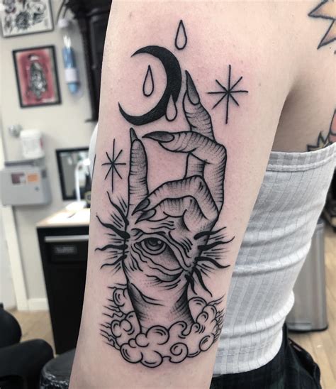 Occult hand by Drew at Wakefield Tattoo in RI : r/bodymods