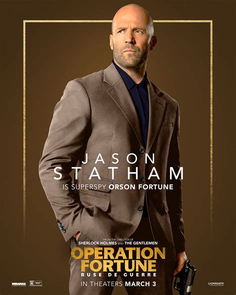 'Operation Fortune' Posters: Jason Statham & Aubrey Plaza Dress to Impress