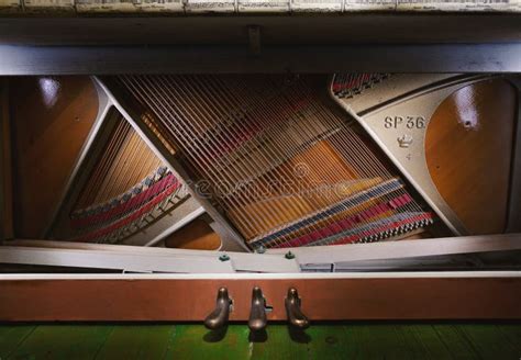 Details of an Open Upright Piano Stock Image - Image of detail, design ...