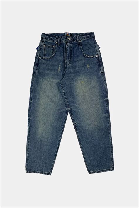 Джинсы BEN STEVEN Loose Navy | stonestore.me - одежда, обувь и аксессуары