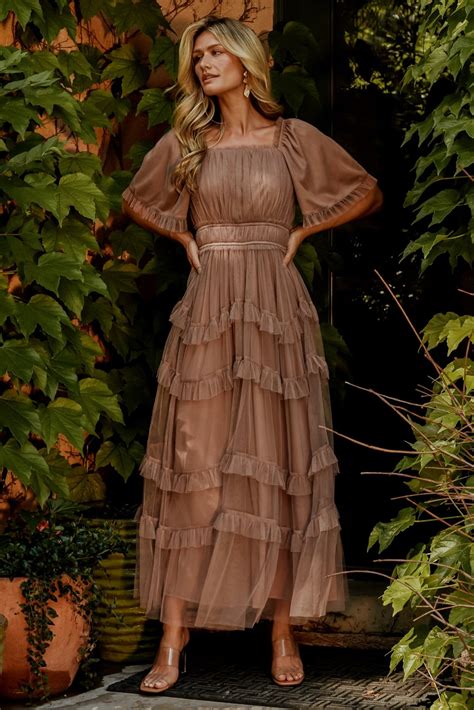 Magdalena Tulle Maxi Dress | Dusty Blue | Baltic Born