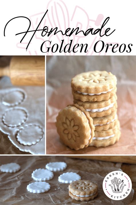 homemade golden oreo cookies