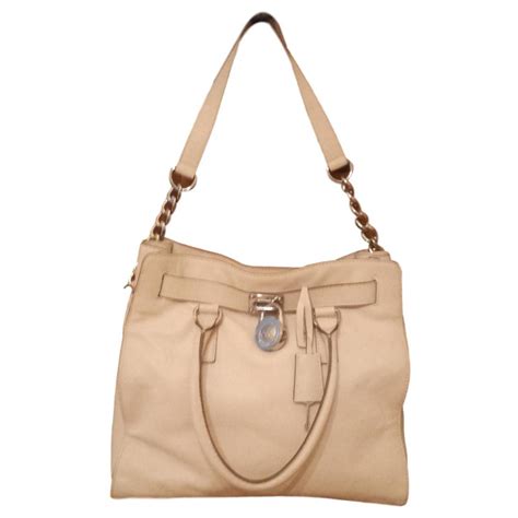 Michael Kors Handbags Beige Leather ref.63479 - Joli Closet