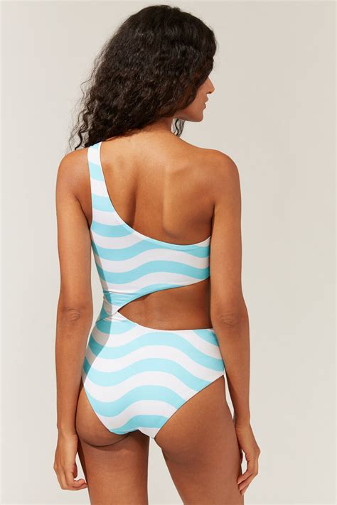 Solid and Striped The Claudia Reversible One Piece - Fresh Air | Garmentory