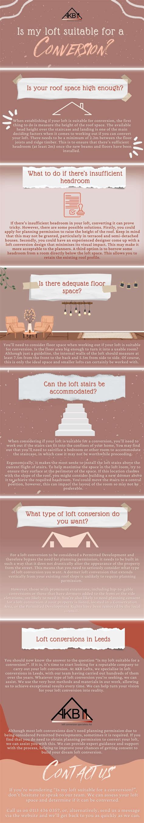 Is my loft suitable for a conversion? [ Infographic ]