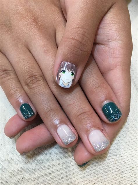 Just Monika nail art!! : DDLC