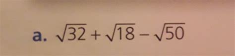 solved  sqrtsqrt sqrt math