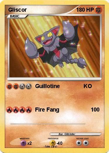 Pokémon Gliscor 138 138 - Guillotine KO - My Pokemon Card