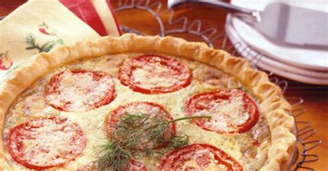 Cheese & Tomato Quiche | Just A Pinch Recipes