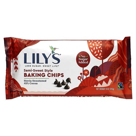 Lily's Sweets Baking Chips, Semi-Sweet Style, 9 oz (255 g) - Walmart.com