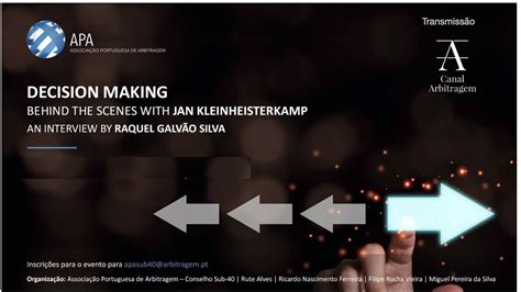 Decison Making Interview with Jan Kleinheisterkamp by Raquel Galvão ...