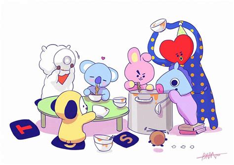 bt21 fanart | ♡ Bts Chibi, Bts Drawings, Kawaii Drawings, Bts Bangtan Boy, Suga, Bts Jimin ...