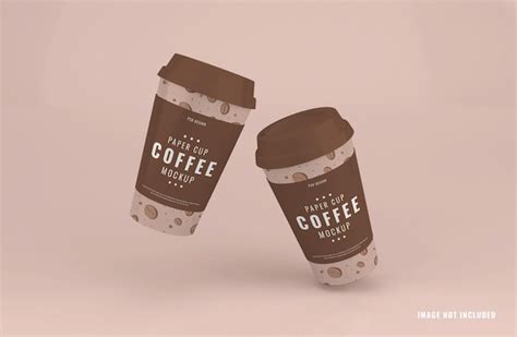 Premium PSD | Take away coffee cup mockup template