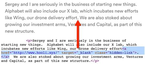 Funny: Alphabet abc.xyz Has Hidden Link, Will Google Ban Them?