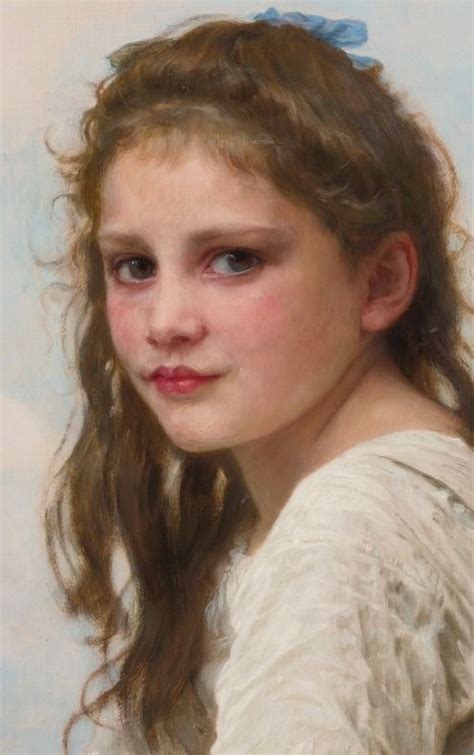 William Bouguereau, Au bord de la mer (détail) - (1903). William ...