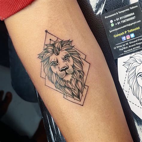 cub lion tattoo 6