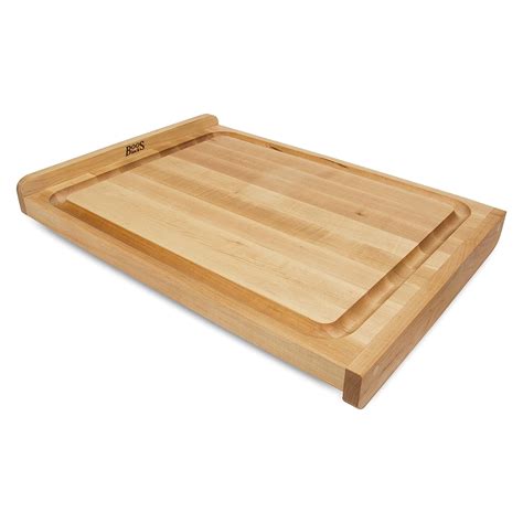 John Boos Countertop Reversible Wood Cutting Board w/ Juice Groove
