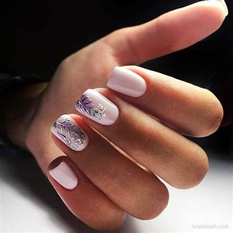 В лиловых тонах 💜. | Дизайнерские ногти, Красивые ногти, Нейл-арт