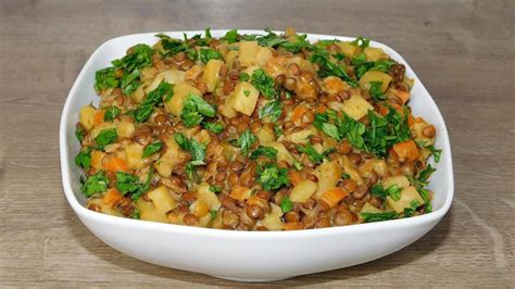 КАК ВКУСНО ПРИГОТОВИТЬ ЧЕЧЕВИЦУ. ЧЕЧЕВИЦА С КАРТОФЕЛЕМ И МОРКОВЬЮ - YouTube
